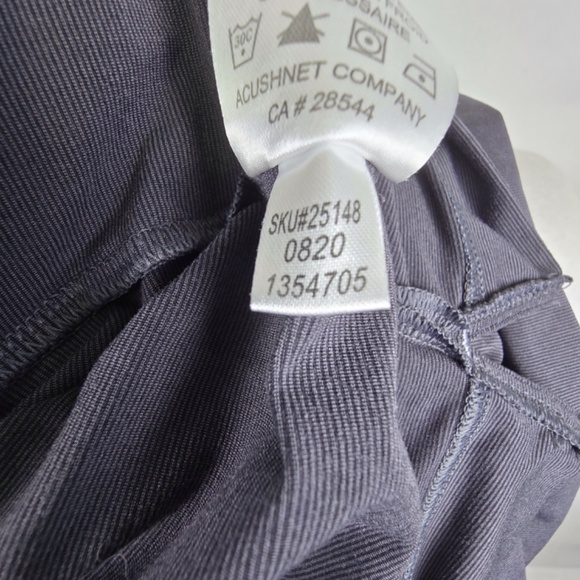 FootJoy Men's XL Gray Micro Stripe Audi Oklahoma City Quarter-Zip Golf Pullover. - Picture 9 of 10